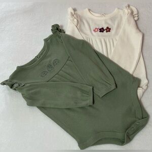 Garanimals White + Green Knit Top